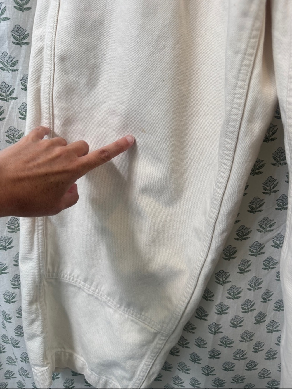 Ozma Jardin Pant in Ecru - Picture 5 of 9